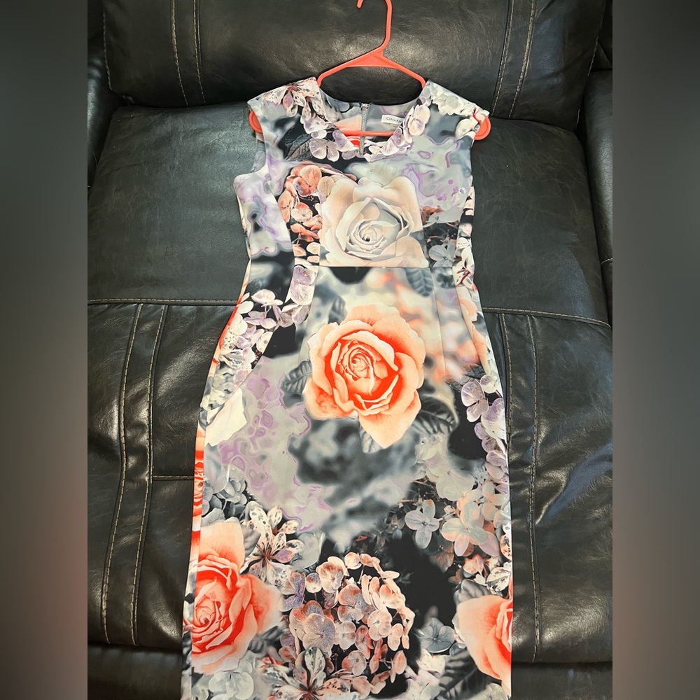 Beautiful floral print Calvin Klein Dress!